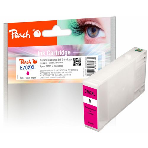 7640155896269 - E70 Druckerpatrone XL ma ersetzt Epson T7023 m C13T70234010 für zB Epson WorkForce Pro WP -4015 DN Epson WorkForce Pro WP -4025 DW (wiederaufbereitet)