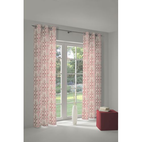 4004567293628 - Vorhang ADAM Wave bunt (rot natur rosa) Gardinen 145cm Ösen 145cm Baumwolle (Bio-Baumwolle) Leinen nachhaltig aus Bio-Baumwolle B145cm H145cm 4004567293628 - Vorhang ADAM Wave bunt (rot natur rosa) Gardinen 145cm Ösen 145cm Baumwolle (Bio-Baumwolle) Leinen nachhaltig aus Bio-Baumwolle B145cm H145cm