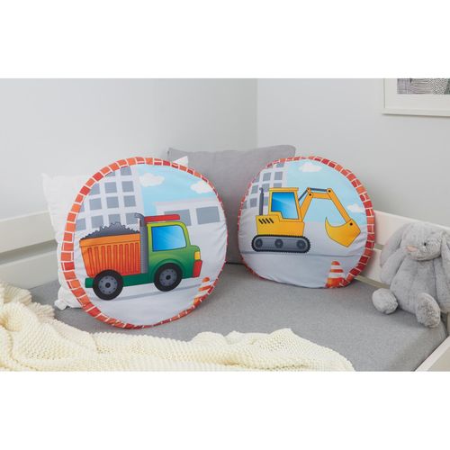 4251105962793 - TiCAA Kinder Rundkissen-Set Oskars Baustelle 4251105962793 - TiCAA Kinder Rundkissen-Set Oskars Baustelle