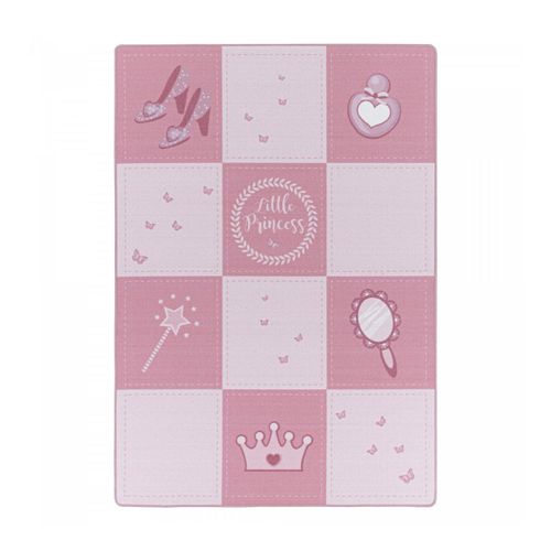 4053659046918 - Kinderteppich Spielteppich Hüpfkästchen Punkte Herzen rechteckig höhe 8 mm