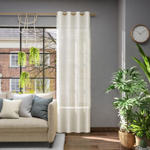 4006470481529 - Vorhang NEUTEX FOR YOU Libre-ECO Gr 1 beige (creme) B142cm H245cm Jacquard Polyester Gardinen Nachhaltig 4006470481529 - Vorhang NEUTEX FOR YOU Libre-ECO Gr 1 beige (creme) B142cm H245cm Jacquard Polyester Gardinen Nachhaltig