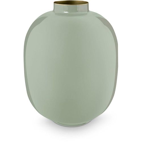 8720512743746 - Dekovase PIP STUDIO Vase grün B25cm H32cm T25cm Ø25cm Metall Vasen 8720512743746 - Dekovase PIP STUDIO Vase grün B25cm H32cm T25cm Ø25cm Metall Vasen