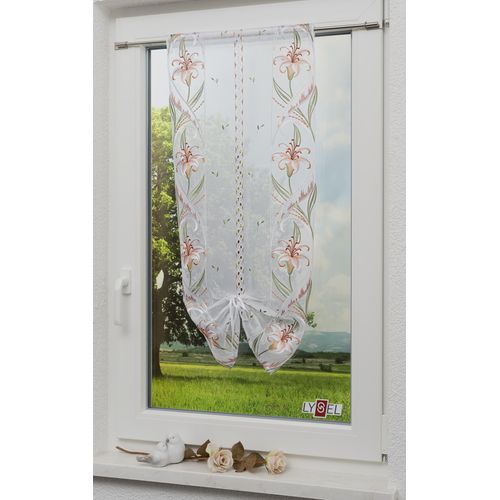 4028298303777 - Bändchenrollo STICKEREIEN PLAUEN Michelle Gr 2 weiß B40cm H90cm Voile Obermaterial 100% Polyester Raffrollos 4028298303777 - Bändchenrollo STICKEREIEN PLAUEN Michelle Gr 2 weiß B40cm H90cm Voile Obermaterial 100% Polyester Raffrollos