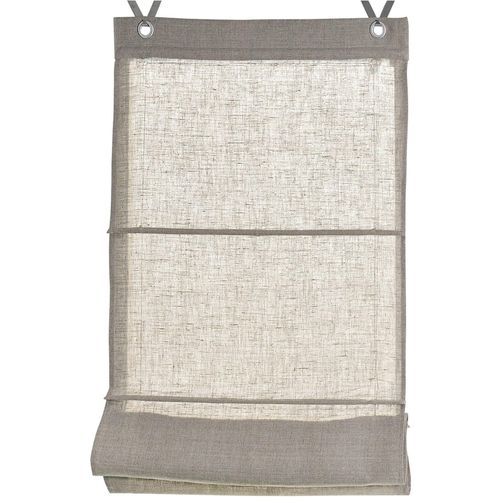 4016478995577 - Raffrollo KUTTI Metis Gr 1 beige (naturfarben) B45cm H140cm Obermaterial 100% Leinen Raffrollos einfarbig blickdicht 100% Leinen mit Edelstahlhaken pflegeleicht 4016478995577 - Raffrollo KUTTI Metis Gr 1 beige (naturfarben) B45cm H140cm Obermaterial 100% Leinen Raffrollos einfarbig blickdicht 100% Leinen mit Edelstahlhaken pflegeleicht