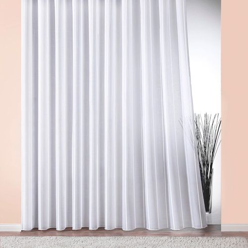 4005385832563 - Gardine WECKBRODT Athen Gr 2 weiß B250cm H160cm Polyester Gardinen Gardinenstore Webgardine halbtransparent glänzende Effektstreifen Bleiband Store 4005385832563 - Gardine WECKBRODT Athen Gr 2 weiß B250cm H160cm Polyester Gardinen Gardinenstore Webgardine halbtransparent glänzende Effektstreifen Bleiband Store
