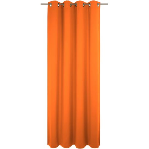 4004567521073 - Vorhang WIRTH Umea Gr 1 orange B132cm H145cm Jacquard Polyester Gardinen 4004567521073 - Vorhang WIRTH Umea Gr 1 orange B132cm H145cm Jacquard Polyester Gardinen