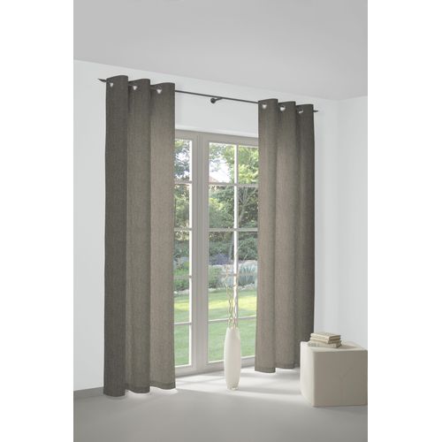 4004567342425 - Vorhang WIRTH Torbole Gr 1 lila B132cm H145cm Jacquard Baumwolle Polyester Gardinen