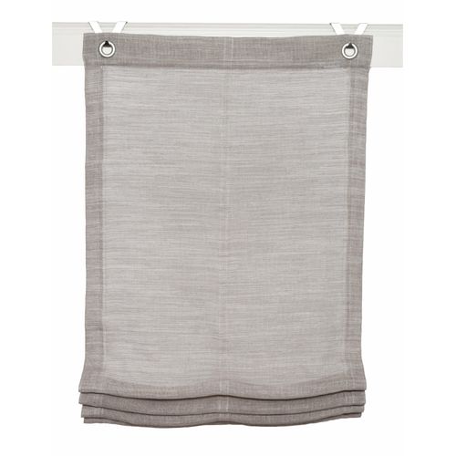4016478045609 - Raffrollo KUTTI Skagen Gr 3 grau B80cm H130cm Obermaterial 100% Polyester Raffrollos einfarbig uni matt mit Struktur Leinenoptik 4016478045609 - Raffrollo KUTTI Skagen Gr 3 grau B80cm H130cm Obermaterial 100% Polyester Raffrollos einfarbig uni matt mit Struktur Leinenoptik