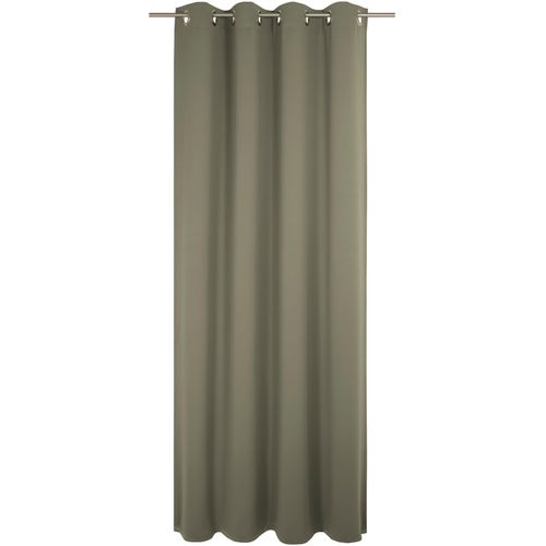 4004567522445 - Vorhang WIRTH Umea Gr 1 grau (dunkelgrau) B132cm H145cm Jacquard Polyester Gardinen