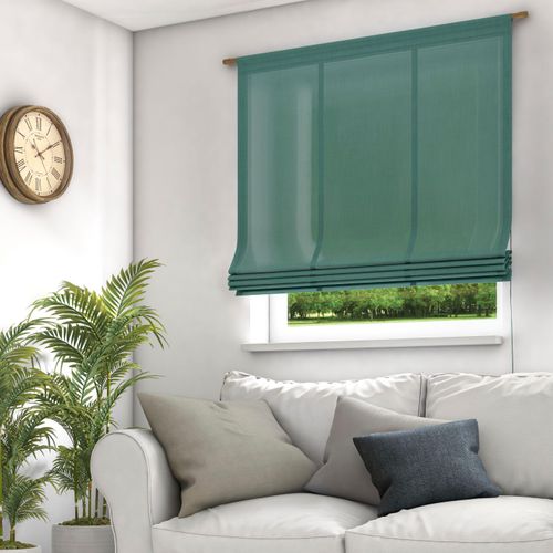 4006470485770 - Raffrollo NEUTEX FOR YOU Mara-ECO Gr 1 grün (smaragd) B60cm H140cm Jacquard Obermaterial 100% Polyester Raffrollos