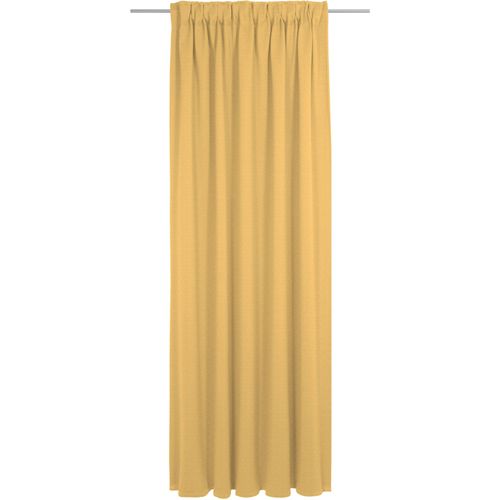 4004567312794 - Vorhang ADAM Uni Collection Gr 1 gelb Gardinen 145cm Multifunktionsband 142cm Baumwolle nachhaltig aus Bio-Baumwolle B142cm H145cm