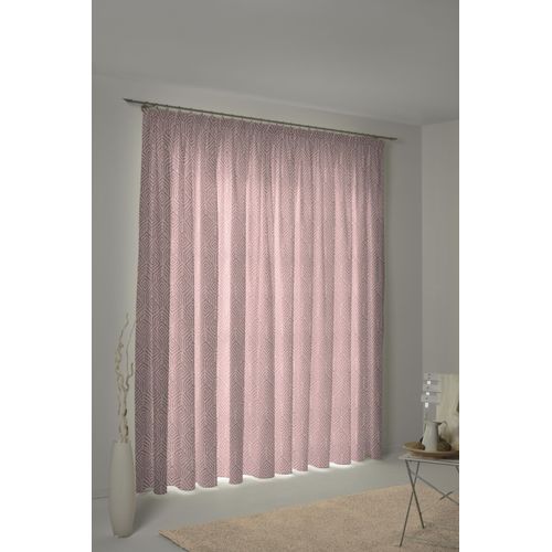 4004567272890 - Vorhang ADAM Easy Diamond Gr 2 lila (aubergine) B145cm H175cm Jacquard Baumwolle (Bio-Baumwolle) Gardinen nachhaltig