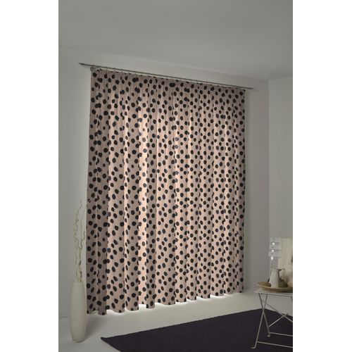 4004567291877 - Vorhang ADAM Dots lila Gardinen 225cm Kräuselband 145cm Baumwolle (Bio-Baumwolle) Leinen nachhaltige Materialien B145cm H225cm