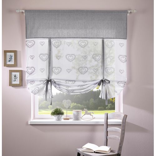 8904141211368 - Gardine HOME AFFAIRE Louis Gardinen Gr 140 cm Stangendurchzug 140 cm grau Landhaus Gardinen halbtransparent nachhaltig einseitig bedruckt 8904141211368 - Gardine HOME AFFAIRE Louis Gardinen Gr 140 cm Stangendurchzug 140 cm grau Landhaus Gardinen halbtransparent nachhaltig einseitig bedruckt