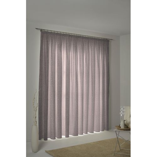 4004567293017 - Vorhang ADAM Scribble Gardinen Gr 145 cm Kräuselband 145 cm lila (lila naturweiß) Kräuselband nachhaltig aus Bio-Baumwolle