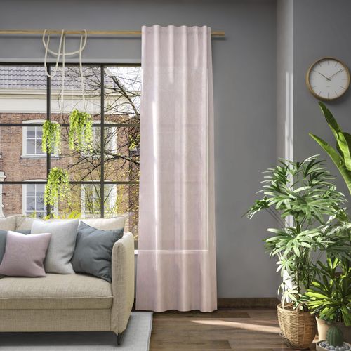 4006470526695 - Vorhang NEUTEX FOR YOU Libre-ECO lila (flieder) Gardinen 185cm Multifunktionsband 142cm Polyester Nachhaltig nach Maß B142cm H185cm