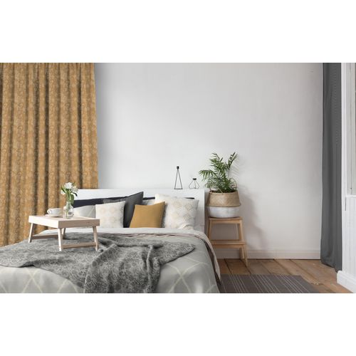 4004567306076 - Vorhang ADAM Flower Cuvée Gardinen Gr 255 cm Multifunktionsband 142 cm gelb (curry) Esszimmergardinen nachhaltig aus Bio-Baumwolle 4004567306076 - Vorhang ADAM Flower Cuvée Gardinen Gr 255 cm Multifunktionsband 142 cm gelb (curry) Esszimmergardinen nachhaltig aus Bio-Baumwolle