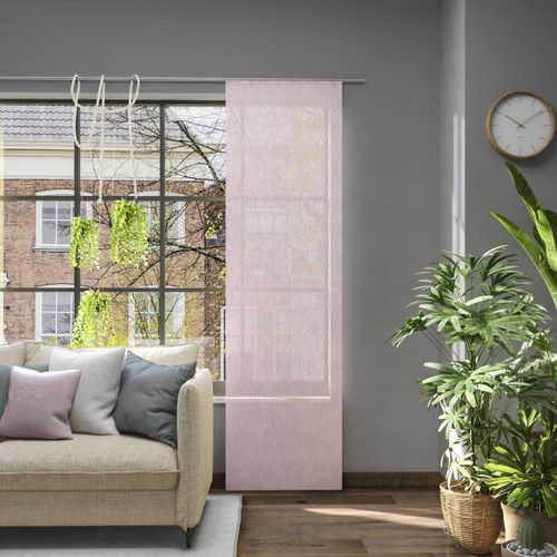 4006470511943 - Schiebegardine NEUTEX FOR YOU Libre-ECO lila (flieder) B60cm H255cm Jacquard Polyester Gardinen Nachhaltig nach Maß 4006470511943 - Schiebegardine NEUTEX FOR YOU Libre-ECO lila (flieder) B60cm H255cm Jacquard Polyester Gardinen Nachhaltig nach Maß