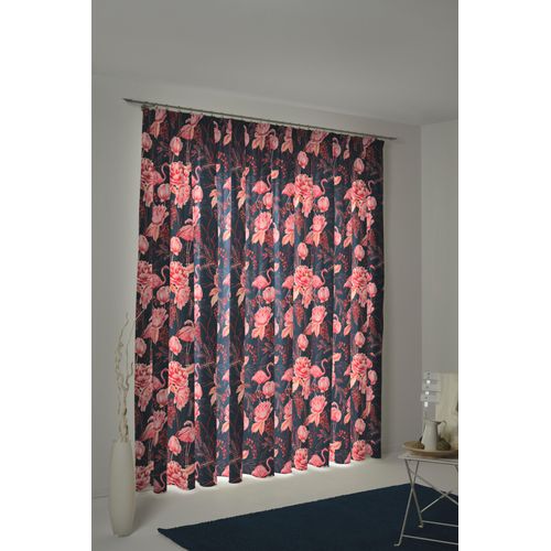 4004567285838 - Vorhang ADAM Eden Gr 2 bunt (pink dunkelblau) B145cm H175cm Jacquard Baumwolle (Bio-Baumwolle) Gardinen nachhaltig 4004567285838 - Vorhang ADAM Eden Gr 2 bunt (pink dunkelblau) B145cm H175cm Jacquard Baumwolle (Bio-Baumwolle) Gardinen nachhaltig