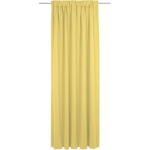 4004567311841 - Vorhang ADAM Uni Collection light Gr 1 gelb Gardinen 145cm Multifunktionsband 142cm Baumwolle nachhaltig aus Bio-Baumwolle B142cm H145cm