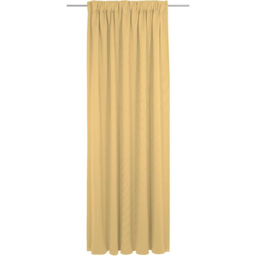4004567311896 - Vorhang ADAM Uni Collection light Gr 1 gelb (dunkelgelb) Gardinen 145cm Multifunktionsband 142cm Baumwolle nachhaltig aus Bio-Baumwolle B142cm H145cm