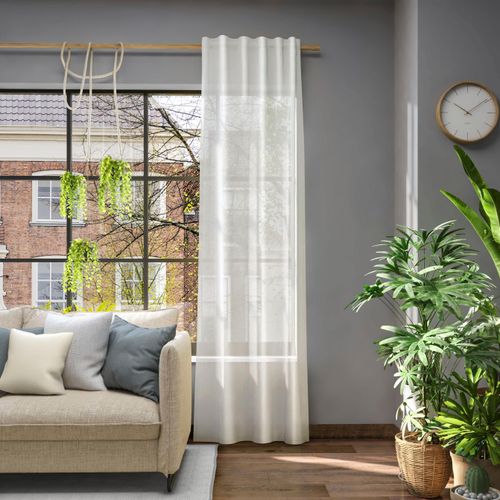 4006470528378 - Vorhang NEUTEX FOR YOU Libre-ECO Gardinen Gr 230 cm Multifunktionsband 142 cm beige (creme) Schlafzimmergardinen