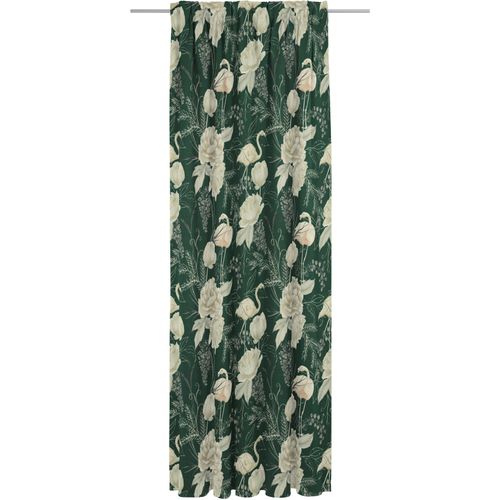 4004567313685 - Vorhang ADAM Eden Gardinen Gr 225 cm Multifunktionsband 142 cm grün Esszimmergardinen nachhaltig aus Bio-Baumwolle