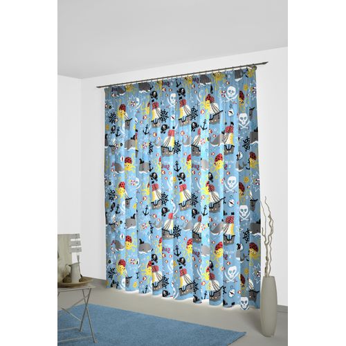 4004567532628 - Vorhang ADAM Pirates Gardinen Gr 255 cm Multifunktionsband 145 cm blau GOTS zertifiziert nachhaltig 4004567532628 - Vorhang ADAM Pirates Gardinen Gr 255 cm Multifunktionsband 145 cm blau GOTS zertifiziert nachhaltig