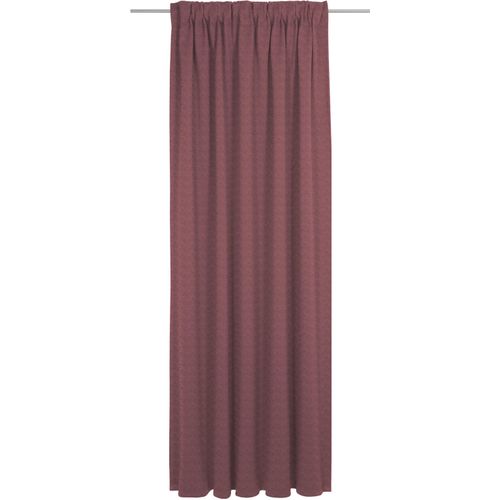 4004567312510 - Vorhang ADAM Uni Collection Gardinen Gr 145 cm Multifunktionsband 142 cm rot Esszimmergardinen nachhaltig aus Bio-Baumwolle