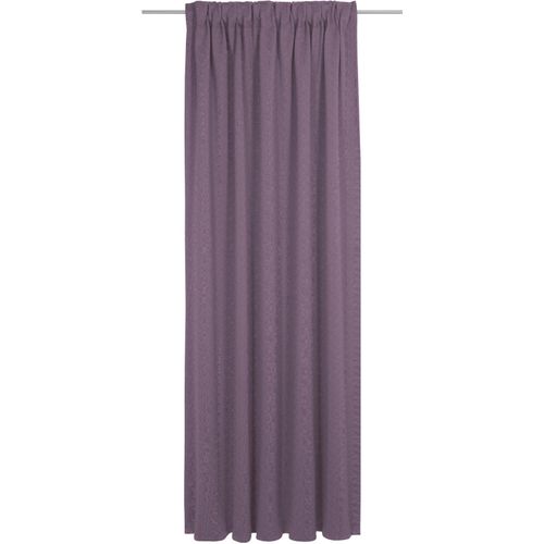 4004567314170 - Vorhang ADAM Uni Collection Gardinen Gr 175 cm Multifunktionsband 142 cm lila (beere) Esszimmergardinen nachhaltig aus Bio-Baumwolle