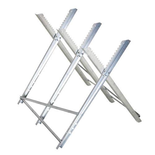 4251774965392 - Kettensägenbock zusammenklappbar silber 83 x 83 x 79 cm (BxTxH) Kettensäge Sägearbeiten Sägebock Sägegestell Bock 4251774965392 - Kettensägenbock zusammenklappbar silber 83 x 83 x 79 cm (BxTxH) Kettensäge Sägearbeiten Sägebock Sägegestell Bock