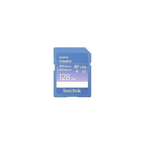 0619659216603 - SanDisk Creator - Flash-Speicherkarte - 128 GB - Video Class V60 UHS-II U3 Class10 - SDXC UHS-II 0619659216603 - SanDisk Creator - Flash-Speicherkarte - 128 GB - Video Class V60 UHS-II U3 Class10 - SDXC UHS-II