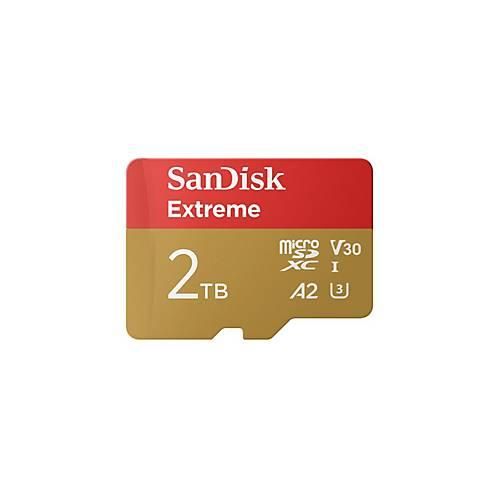 0619659208738 - SanDisk Extreme - Flash-Speicherkarte (microSDHC SD-Adapter inbegriffen) - 2 TB - A2 Video Class V30 UHS-I U3 - microSDXC UHS-I 0619659208738 - SanDisk Extreme - Flash-Speicherkarte (microSDHC SD-Adapter inbegriffen) - 2 TB - A2 Video Class V30 UHS-I U3 - microSDXC UHS-I