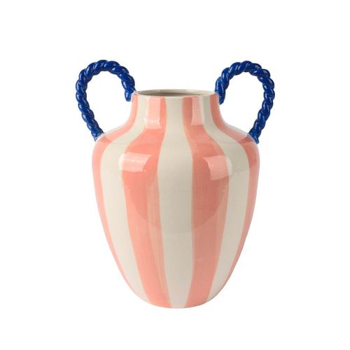 8720725146228 - Vase Pink Stripes 8720725146228 - Vase Pink Stripes