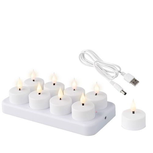 8720194668474 - LED-Teelicht 486715 weiß 45x52cm (ØxH) 30 h Brenndauer 8720194668474 8 Stück 8720194668474 - LED-Teelicht 486715 weiß 45x52cm (ØxH) 30 h Brenndauer 8720194668474 8 Stück
