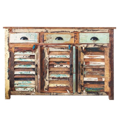 4250243537306 - riess-ambiente Sideboard JAKARTA - 125cm recyceltes Massivholz aus Fischerbooten 4250243537306 - riess-ambiente Sideboard JAKARTA - 125cm recyceltes Massivholz aus Fischerbooten