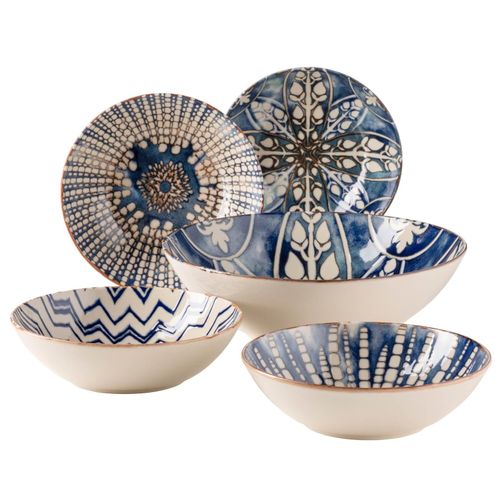 9001794868440 - Mäser Serie Iberico Blue Salatset 5 teilig für 4 Personen