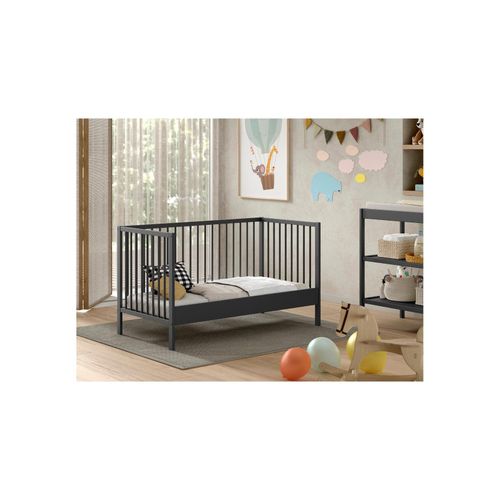5420070242264 - DINO Baby- Juniorbett 70 x 140 cm höhenverst Lattenrost Buche massiv - versch Ausführungen - Anthrazit 5420070242264 - DINO Baby- Juniorbett 70 x 140 cm höhenverst Lattenrost Buche massiv - versch Ausführungen - Anthrazit