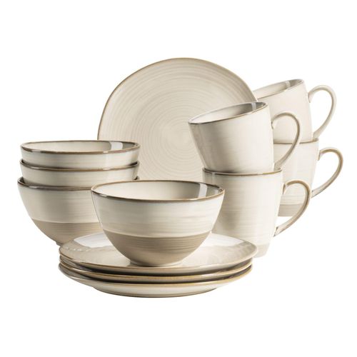 9001794810203 - Mäser Serie Nottingham Frühstücksservice 12 teilig für 4 Personen