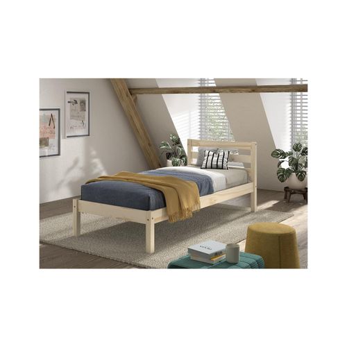 5420070245647 - Einzelbett Pino mit Liegefläche 90x200 cm- Natur lackiert 5420070245647 - Einzelbett Pino mit Liegefläche 90x200 cm- Natur lackiert