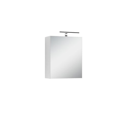4251942206579 - Spiegelschrank spree Korpus matt weiß mit Spiegeltüren Hängeschrank mit Soft-Close-Funktion Inklusive LED-Beleuchtung Badschrank mit Stecker 4251942206579 - Spiegelschrank spree Korpus matt weiß mit Spiegeltüren Hängeschrank mit Soft-Close-Funktion Inklusive LED-Beleuchtung Badschrank mit Stecker