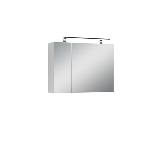 4251942206609 - Spiegelschrank spree Korpus matt weiß mit Spiegeltüren Hängeschrank mit Soft-Close-Funktion Inklusive LED-Beleuchtung Badschrank mit Stecker 4251942206609 - Spiegelschrank spree Korpus matt weiß mit Spiegeltüren Hängeschrank mit Soft-Close-Funktion Inklusive LED-Beleuchtung Badschrank mit Stecker
