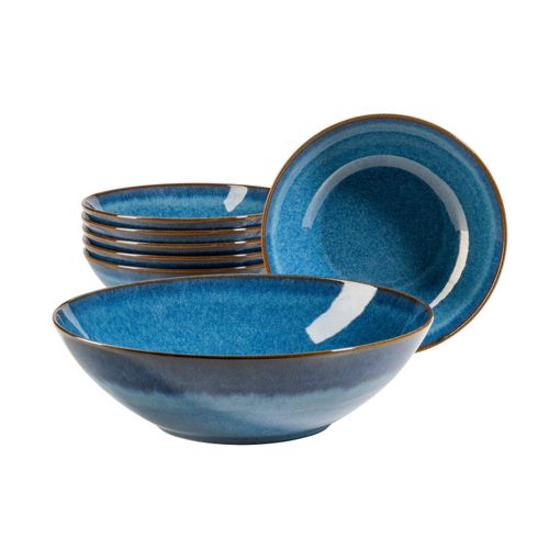 9001794849050 - Salatschüssel-Set Keramik OSSIA Königsblau