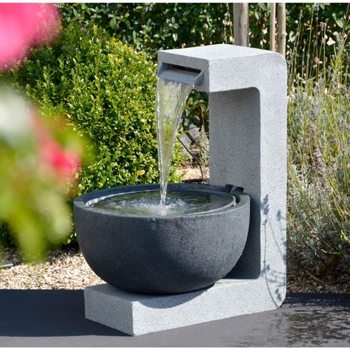 4055894961209 - 96120e Design-Gartenbrunnen mit runder Schale 4055894961209 - 96120e Design-Gartenbrunnen mit runder Schale