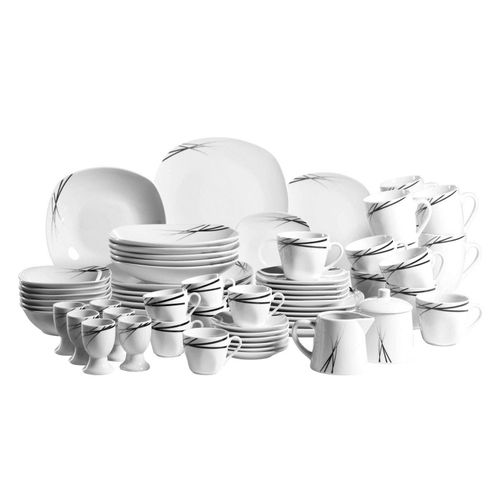 9001794377249 - Mäser Serie Linea Nera Kombiservice 62 teilig für 6 Personen