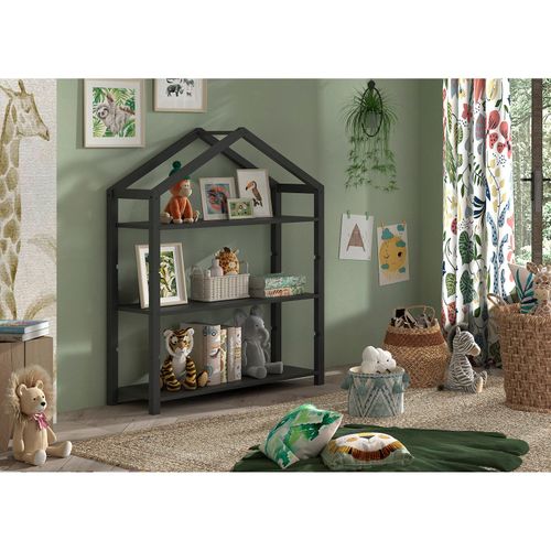 5420070245913 - Standregal VIPACK aus massiver Kiefer universell einsetzbar bietet viel Stauraum grau (anthrazit) B111cm H141cm T40cm Massivholz Regale mit 3 verstellbaren Böden stabil und standfest 3 Farben zur Wahl 5420070245913 - Standregal VIPACK aus massiver Kiefer universell einsetzbar bietet viel Stauraum grau (anthrazit) B111cm H141cm T40cm Massivholz Regale mit 3 verstellbaren Böden stabil und standfest 3 Farben zur Wahl
