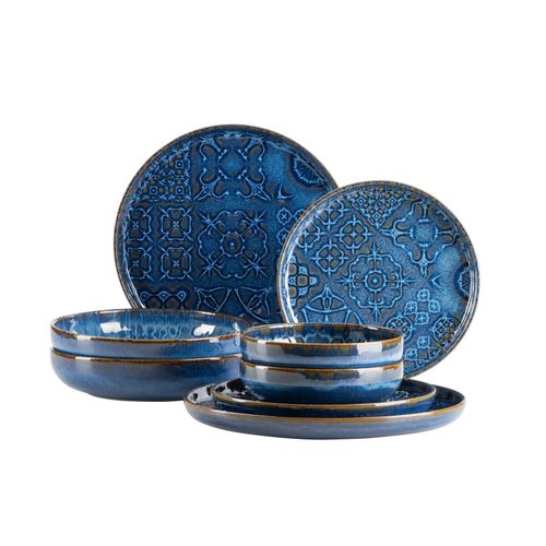 9001794890274 - Mäser Serie Traditional Tiles Kombiservice 8 teilig für 2 Personen