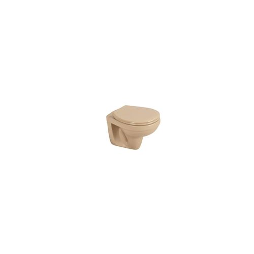 4002071290041 - Wand-WC Beige – Spülrandlos Tiefspüler mit WC-Sitz mit Absenkautomatik 4002071290041 - Wand-WC Beige – Spülrandlos Tiefspüler mit WC-Sitz mit Absenkautomatik