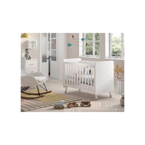 5420070241496 - BILLY Babybett LF 60 x 120 cm m verst Lattenrost - versch Ausführungen - Weiß