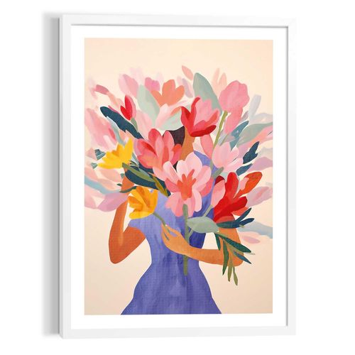 8714597655551 - Kunstdruck REINDERS Spring Girl bunt (farbe bild(er) bunt) B50cm H70cm T22cm Holz Bilder 8714597655551 - Kunstdruck REINDERS Spring Girl bunt (farbe bild(er) bunt) B50cm H70cm T22cm Holz Bilder